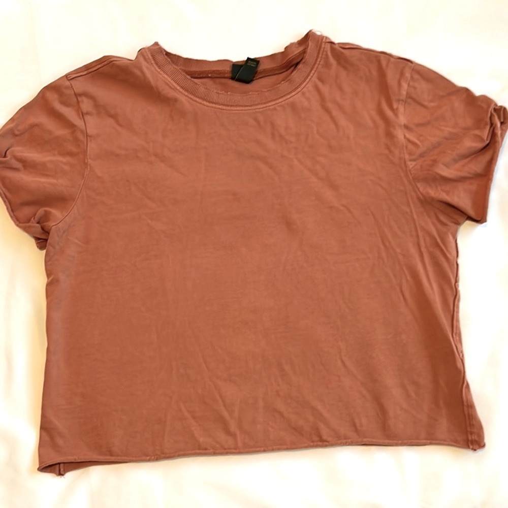 Casual Rust Brown Women's Top Size SM By Wild Fable